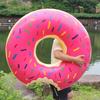 Inflatable Donut Swimming Ring with Handles