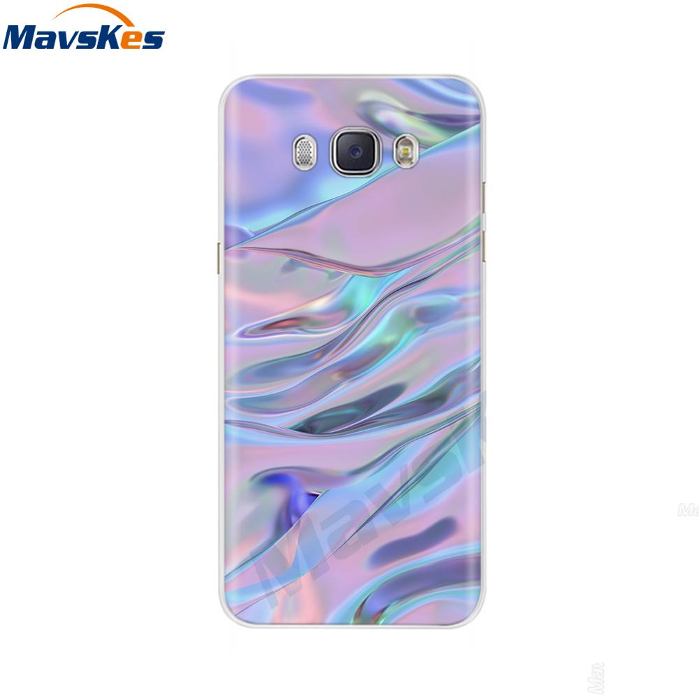 For Samsung J7 2016 Case Print Flower Soft Silicone Back Cover For Samsung J7 2016 TPU Phone Case For Samsung Galaxy J7 2016
