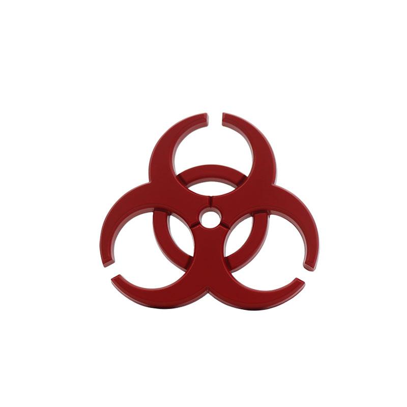 

3D Металл Биоопасность ОПАСНОСТЬ Узор Автостайлинг для Двери Багажника Бокового Окна Авто Эмблема Авто Наклейки Украшение Наклейки Аксессуары red