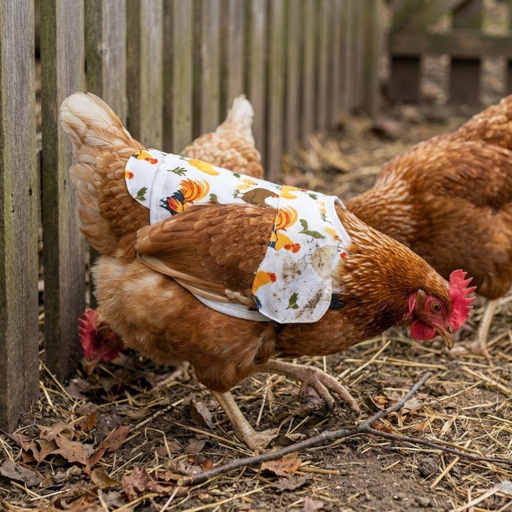 Elastic Chicken Saddle Adjustable Chicken Harness Vest Practical Hen Apron Pet Clothes