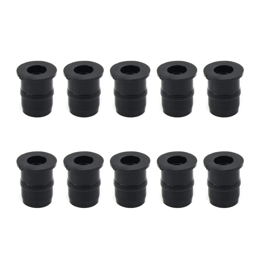 10 Pcs 5mm Motorcycle Windshield Rubber Rivet Nuts Set M5-Vibration Damper Panel Mounting Well Nut For Honda For Suzuki