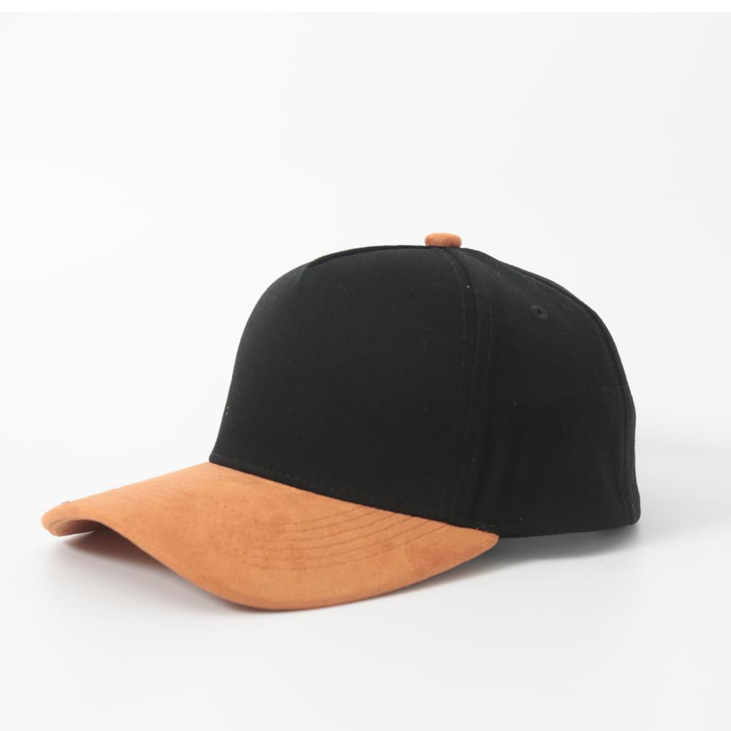 Individuelles Logo Wildleder Baumwolle Frühling Sommer Fünfteilig Farbkombination Baseballkappe Modischer Stil Outdoor Sonnenhut Melone