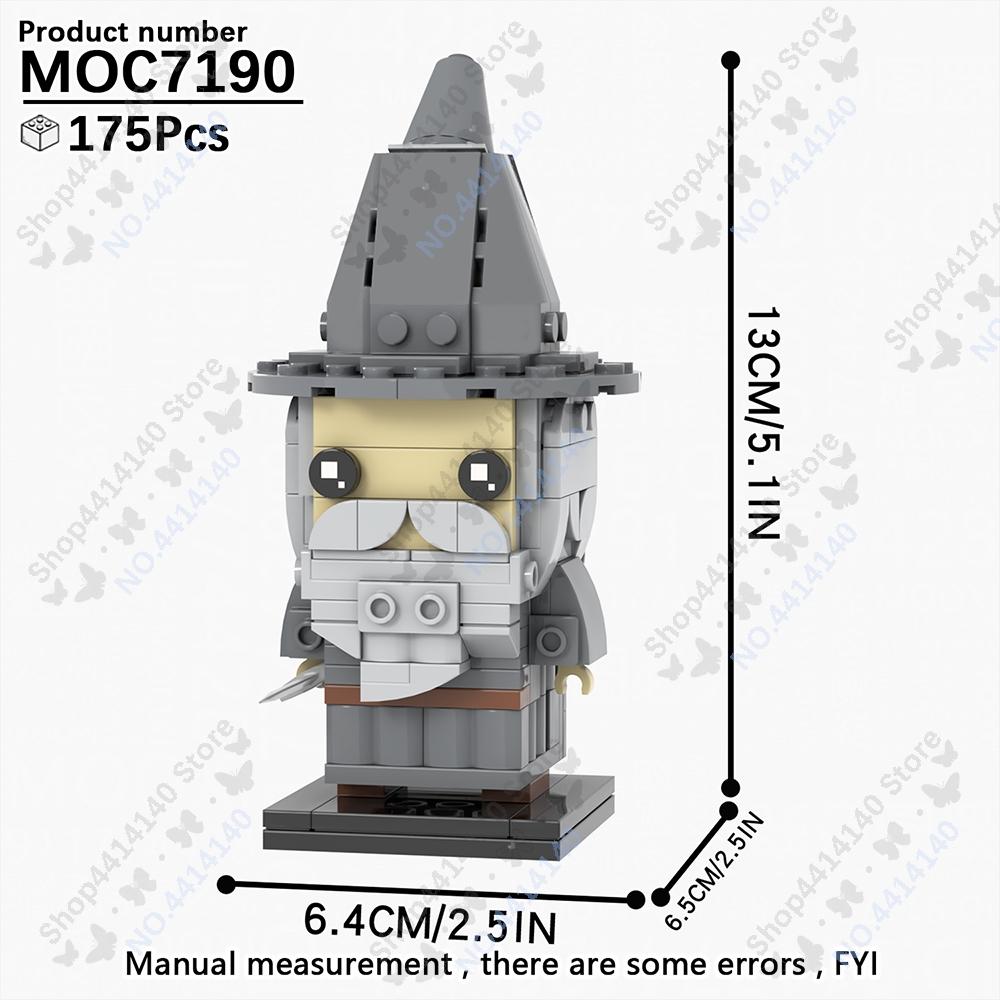 MOOXI King Of Ring Movie Eye Of Sauron Dragon Brickheadzed Figure Model Building Block Set MOC Brick Kit DIY Toys For Kids Gifts