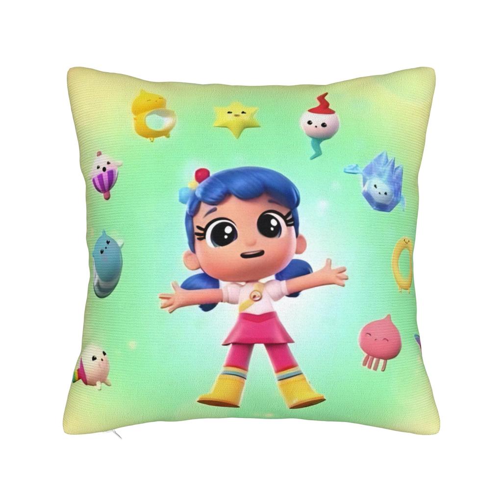 True Rainbows Kingdoms Cartoon Pillowcase Polyester Cushion Cover Decorations Throw Pillow Case Cover Home Zippered 45X45cm