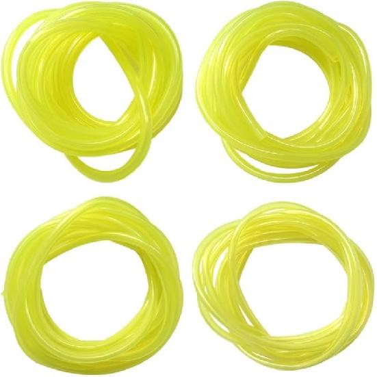 4 Sizes Gas Fuel Line Hose Yellow 8FT Fuel Tube for 2 Cycle Small Engine