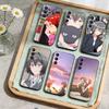 Kino Himari and Asanagi Yori Phone Case For Samsung Galaxy A73,21,22,32,71,53,52,51,80,5G Soft Black Cover