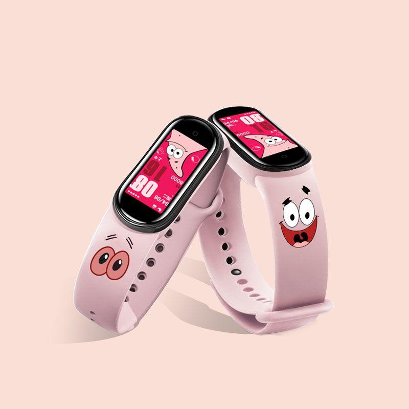 Silikonarmband für Xiaomi Mi Band 3/4/5/6 Verstellbares und bequemes Armband für Sport