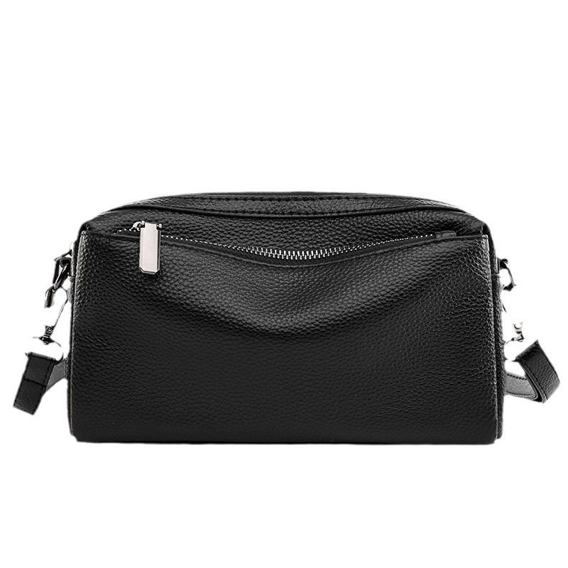

RanHuang New Arrive 2026 Fashi Women s Genuine Leather Shoulder Bags Small Messenger Bags Luxury Crossbody Bags (20cm<Max Length<30cm) чёрный