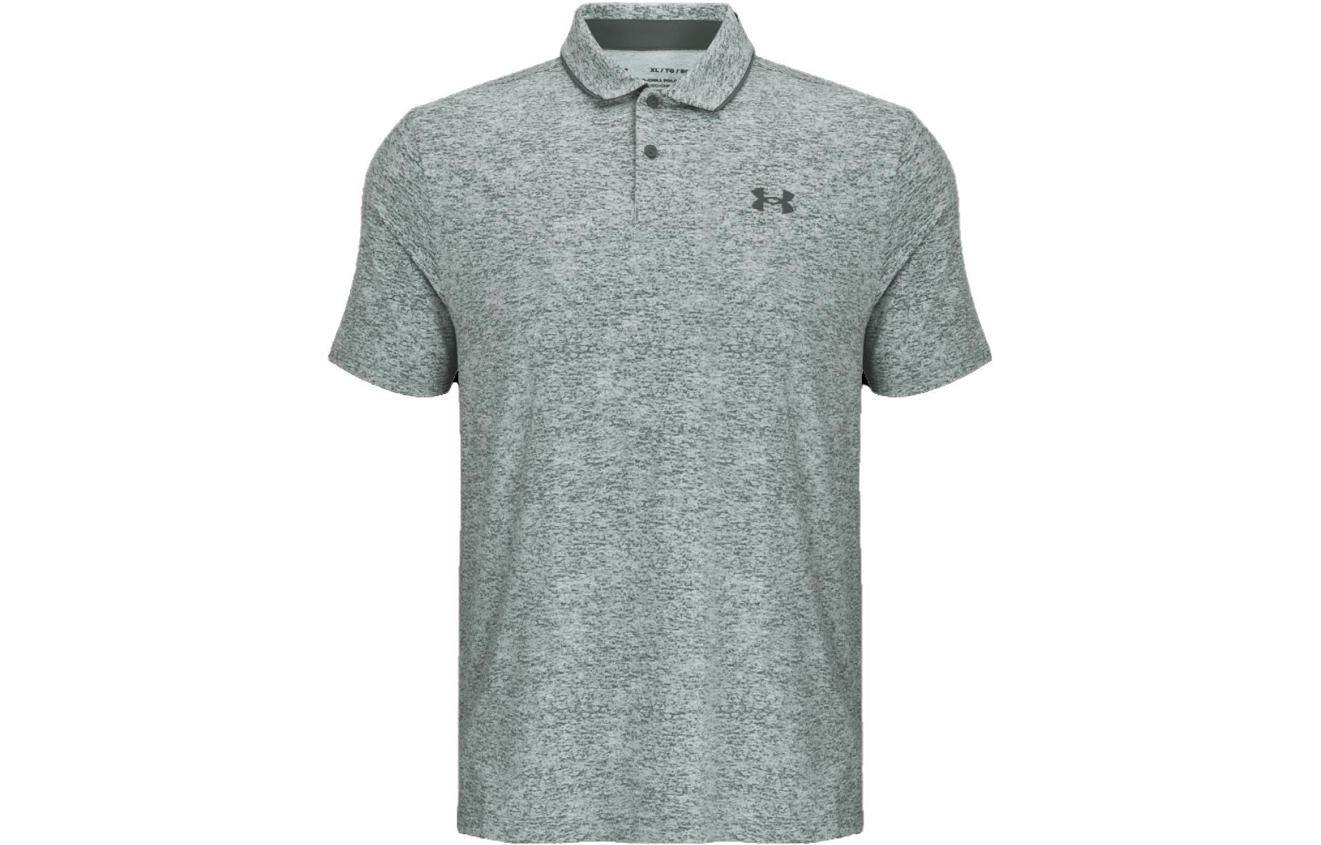 Under Armour UA Iso Chill Polo Shirt Men s Peach Gray 1377364-012 3XL
