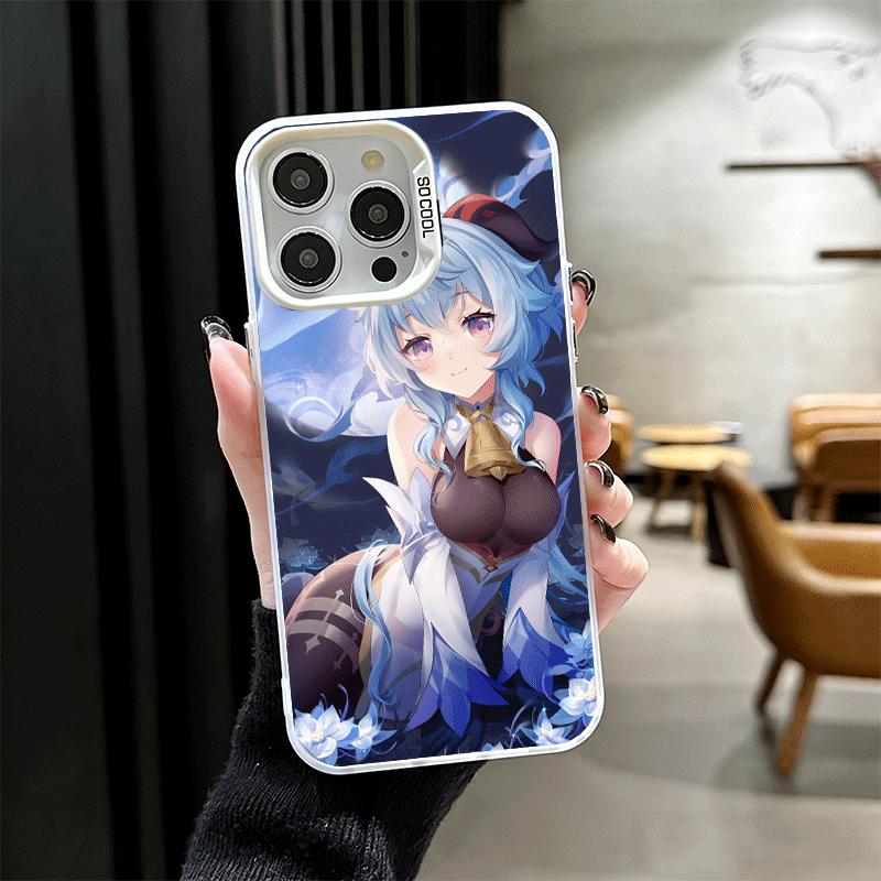 

Мягкий чехол для телефона Genshin Impact Гань Юй для iPhone 15 16 17 Pro Max 17Air 16E 14 Plus 13 12 Mini Ударопрочный чехол Задняя панель iPhone 16 Plus