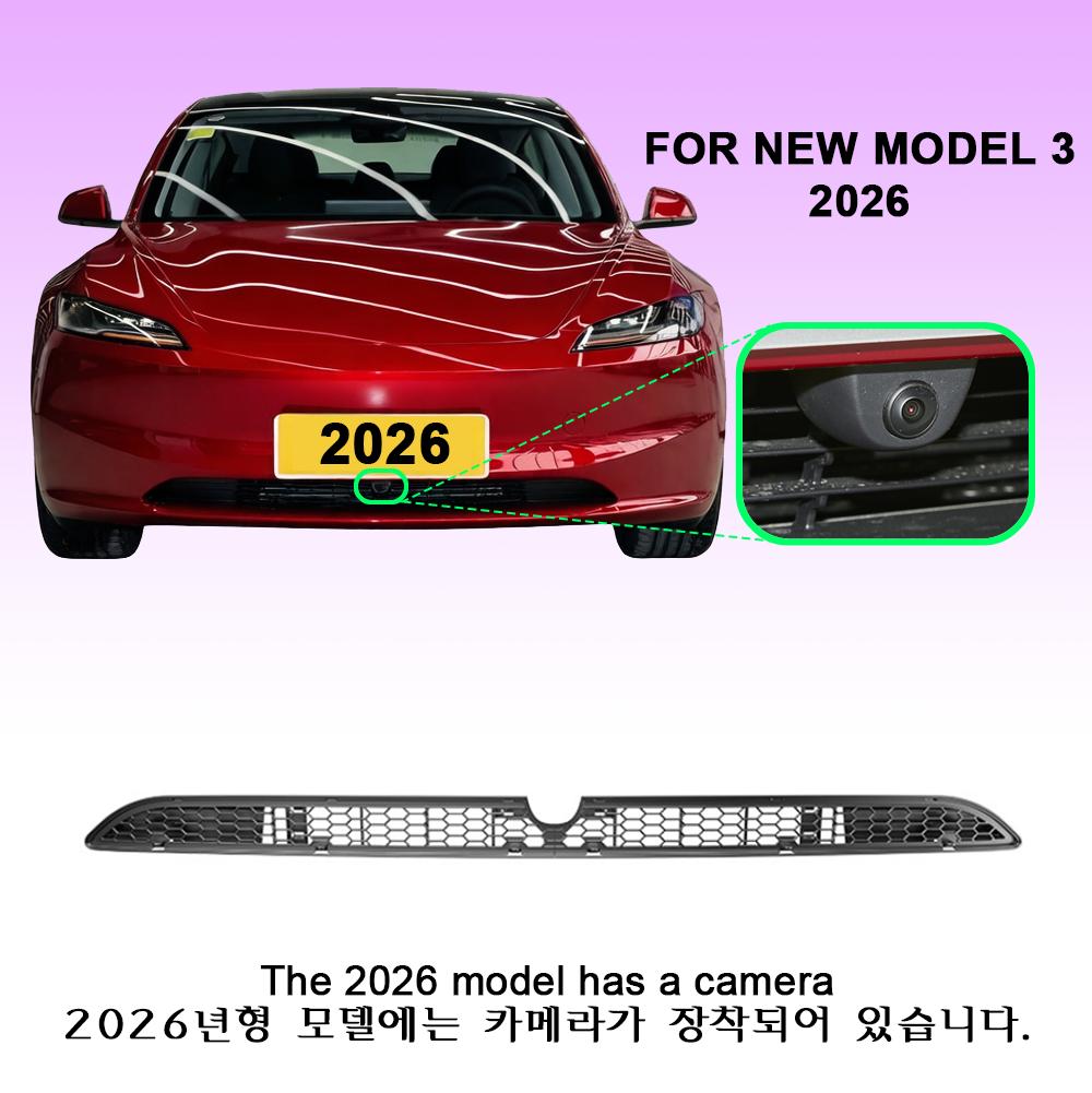 Per Tesla Nuovo Modello 3 Highland 2026 Paraurti Inferiore Rete Anti Insetti Anti Polvere Griglia di Aerazione Interna Copertura Griglia Copertura Frontale
