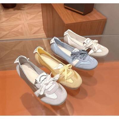 Damen Flache Sneaker Sommer Casual Flats Mode Schnür-Loafer Zapatos Mujer Atmungsaktive Damen Laufschuhe