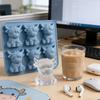 3D Highland Cow Ice Silicone Mold with 6 Cavity For DIY Whiskey Cocktails Beer Drinks For Home Kitchens Bars Jelly Tools