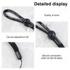 Antilost Phone Lanyard Strap Security Cord Secure Attachment with Carabiners for Two Way Radio Speakers Drop Protections