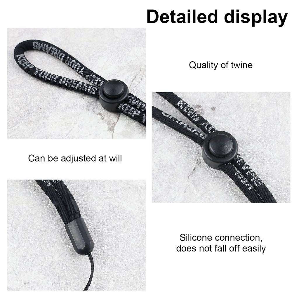 Antilost Phone Lanyard Strap Security Cord Secure Attachment with Carabiners for Two Way Radio Speakers Drop Protections
