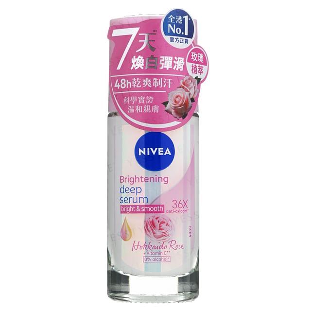 NIVEA - Осветляющая сыворотка глубокого действия Роза Хоккайдо + Витамин С Дезодорант-ролик 40ml