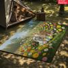 Sweet Easter Bunny Large Room Carpet Non Slip Cartoon Kids Bedroom Living Room Floor Mat Home Decor Children's Play Carpet