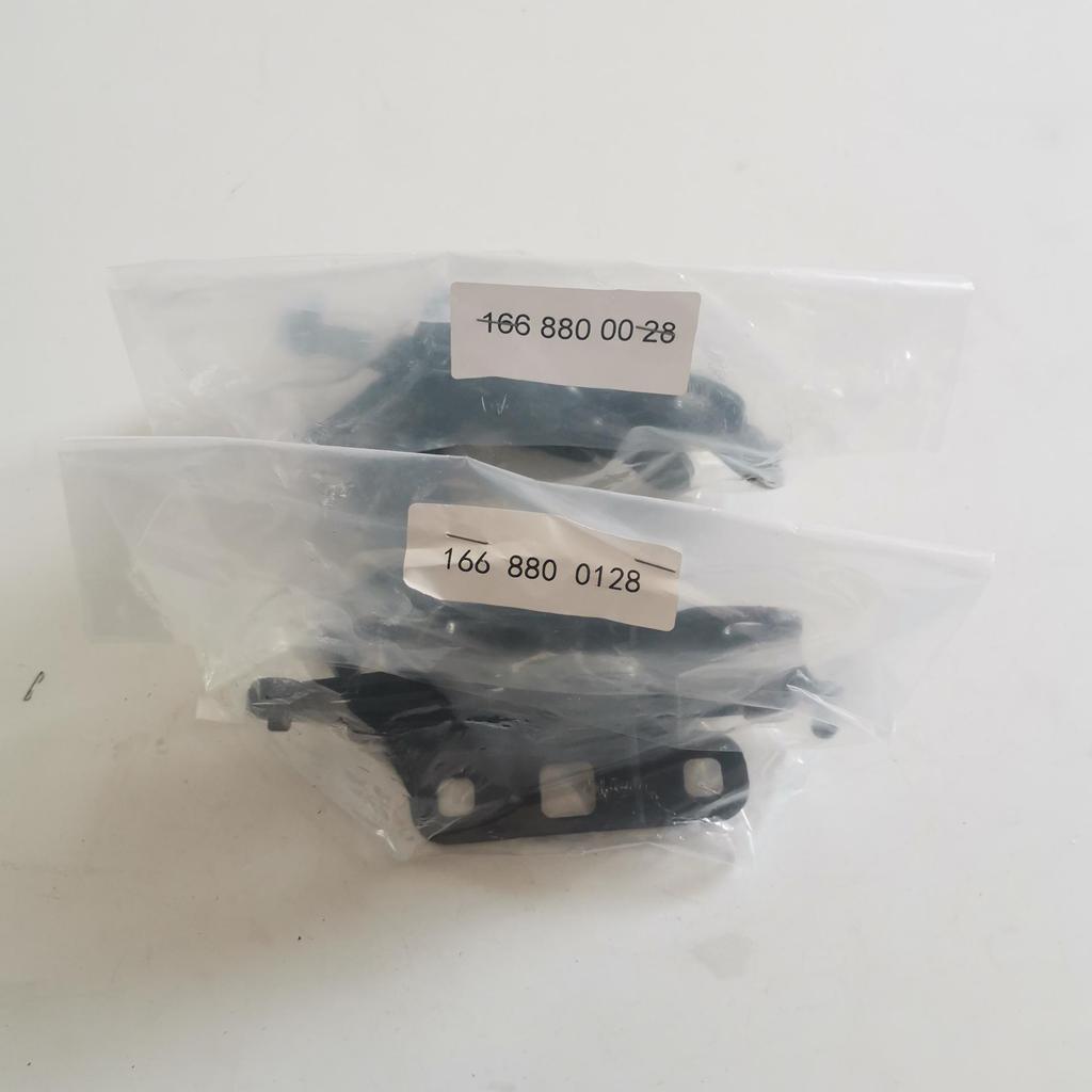 Lewy i Prawy Zawias Maska dla Mercedes W166/X166 (1668800128, 1668800028)