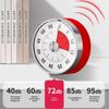 Visual Classroom Timer Magnetic Mechanical Countdown Clock for Baking Kids Study Home Educational Use