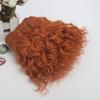 20CM Length 500CM Wool Curly Doll Hair Weft Kinky Curly Wool Material Doll Wigs Extension Handmade Diy Doll Accessories