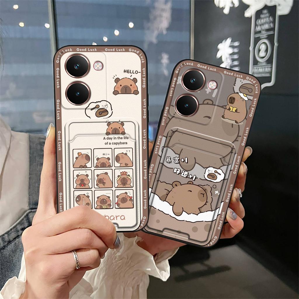 Graffiti Waterproof Phone Case For Realme P3 Ultra 5G Card Sleeve Anti-dust Card Slot Back Cover Cover Anti-knock Cute