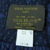 Great LOUIS VUITTON Scarf Echal Progomania Fringed knit purple wool Women M75703 Used