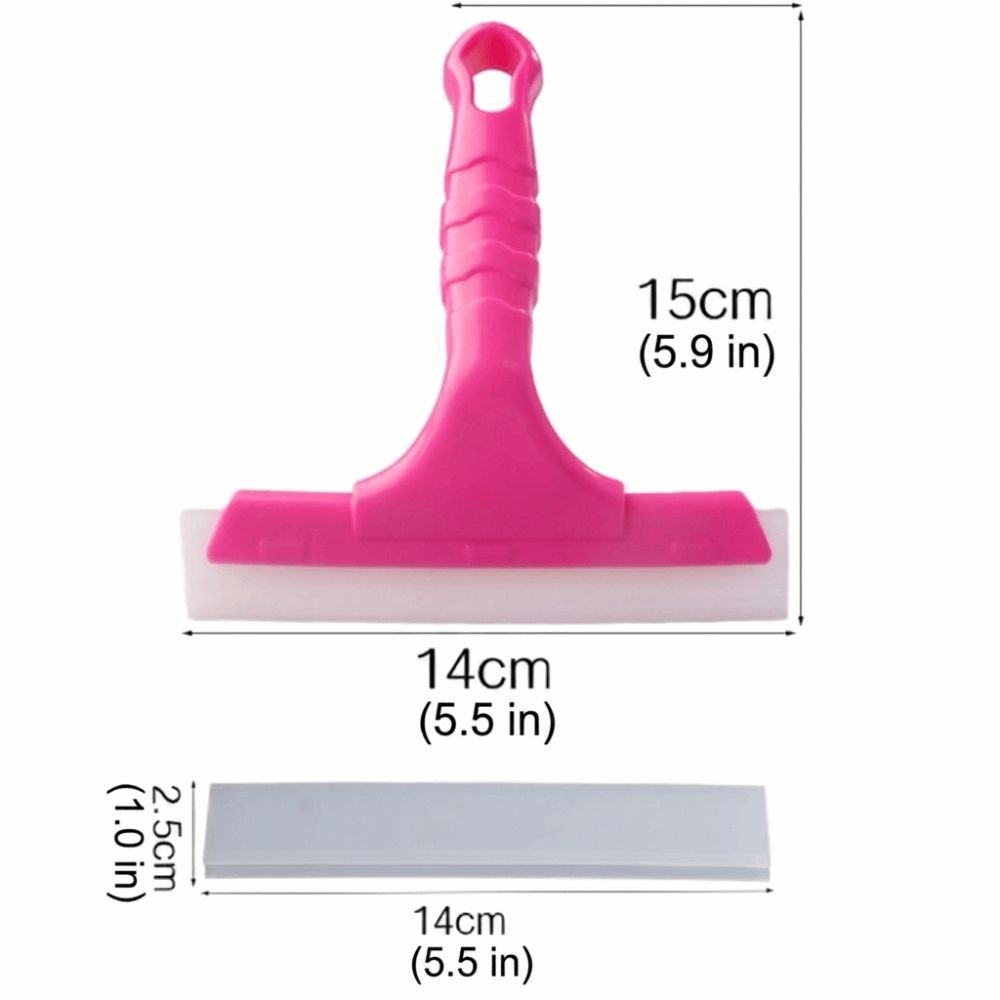 Flexible Head Silicone Scraper Lightweight Car Wrap Tool Windscreen Water Wiper  Car Windshield