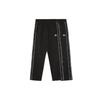 Li Ning Loose Fit Long Knit Sports Pants Men bottoms Black AKLR533-1