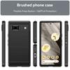 For Cover Google Pixel 7A Case For Google Pixel 7A Bumper Anti-knock Silicone Carbon Fiber Back Case For Google Pixel 7A 7 Pro