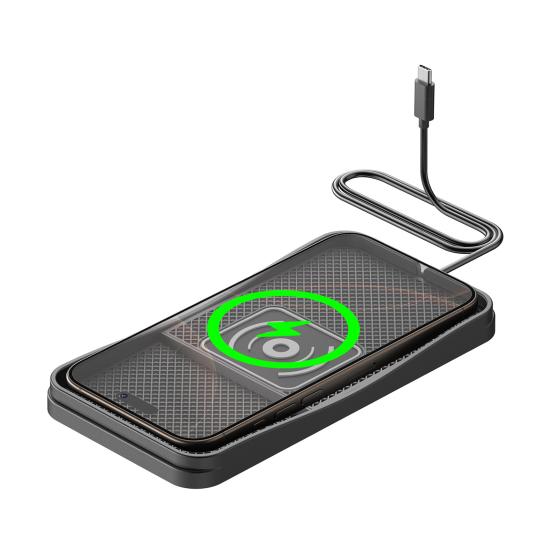 Intelligent Wireless Car Charger Pad Overheat Protection Universal Compatibility 20W Fast Phone Cordless Charging Mat