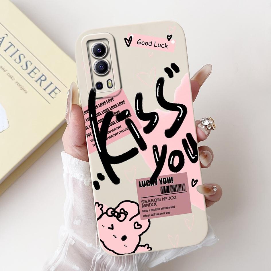 For Vivo Y52 5G V2053 Case Cute Cartoon Panda Duck Rabbit Shockproof Silicone TPU Phone Cover For Vivo Y72 5G V2041 IQOO Z3 Capa