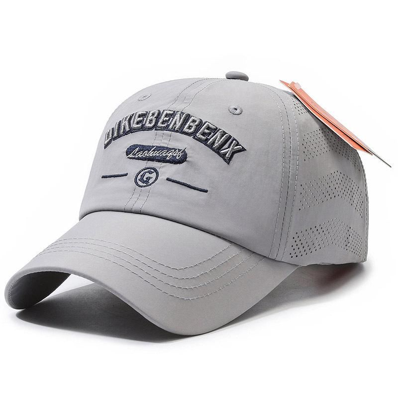 

New Baseball Cap Embroidery G Sports Sunscreen Men s and Women s Sun Hats Breathable Versatile Casual Cap Adjustable серый