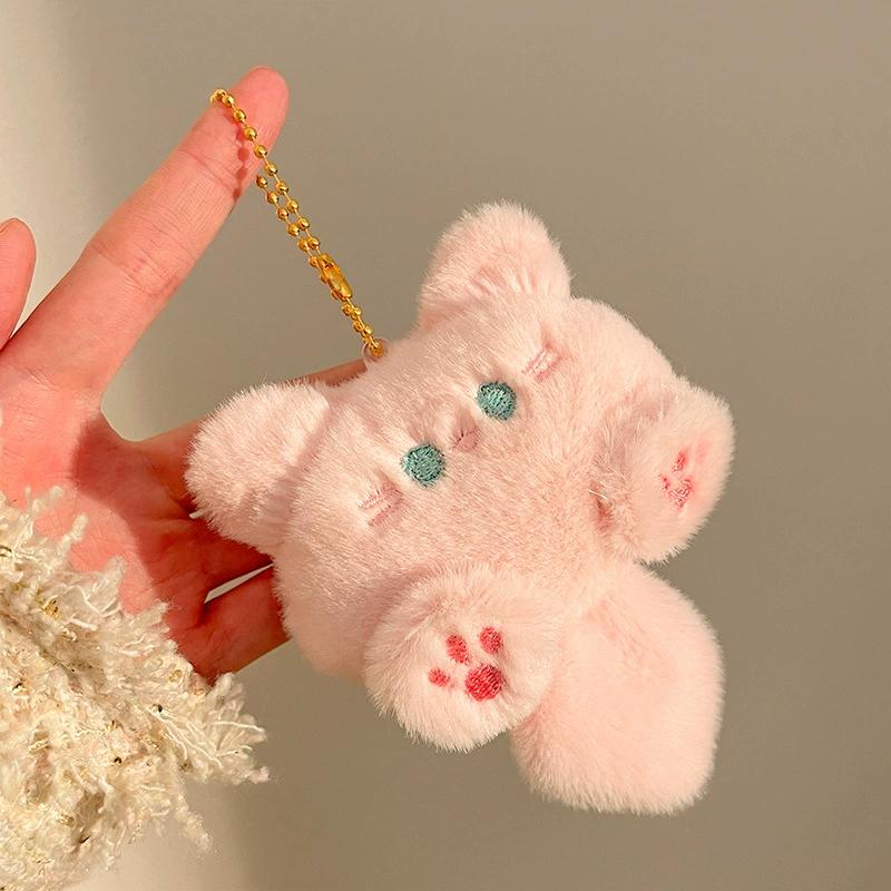 Funny Joy Cute Plush Kitten Doll Pendant Girl Backpack Doll Pendant Couple Bag Keychain Decoration Small Gift
