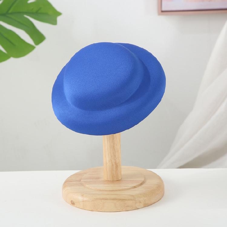 Elegant Homburg Fedoras Top Hat Fascinator Base Solid Color Hat Flat Hat Headwear Western Trend for Casual Wear