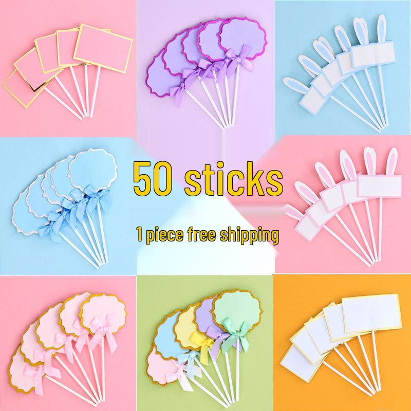 Happy Birthday Rainbow Cake Topper with Writable Greeting Card