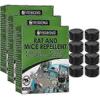 24x Menta Piperita Per Allontanare i Topi Pallina Repellente Naturale per Topi Olio Naturale di Menta Piperita Bastoncino Repellente per Topi e Ratti Repellente per Roditori con Sacchetto