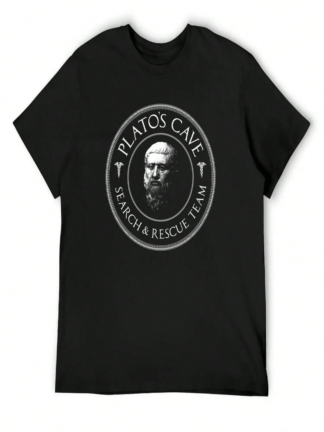 Plato s Cave Rescue Team - Philosophy Gift T-Shirt Plus Sizes Blacks Vintage Funny T Shirts Men S разноцветный