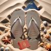 Summer 2025 New Women's Square Toe Flip Flops Outdoor Beach Sandals Luxury Women's Casual Slippers Size 35-42 Women's Shoes