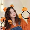 Funny Pumpkin Lantern Headband - Cute Autumn/Winter Cartoon Hair Accessory for Women, Perfect for Halloween Gift