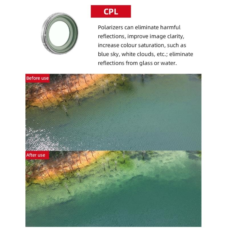 High Definition Optical Glass Lens Filter for GO3/GO2 Filters Capture True Colors Effortless Shooting Experience