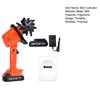 Cordless Mini Tiller Speed Ergonomic Design Cultivator Sharp Blades High Portable Battery Powered Electric