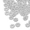 200 Stück Daisy Flower Spacer Perlen DIY Metall Floral lose für Schmuckherstellung,
