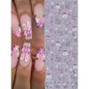 1pcs Easter Design 5D Embossed Nail Stickers, Cute Rabbit Colorful Floral Bunny Ears, Easter Eggs Nail Art Decals, Self-Adhesive Nail Decor