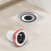 White Plastic Drain Cover 6 7 3cm for Sewer Block and Debris Filtration