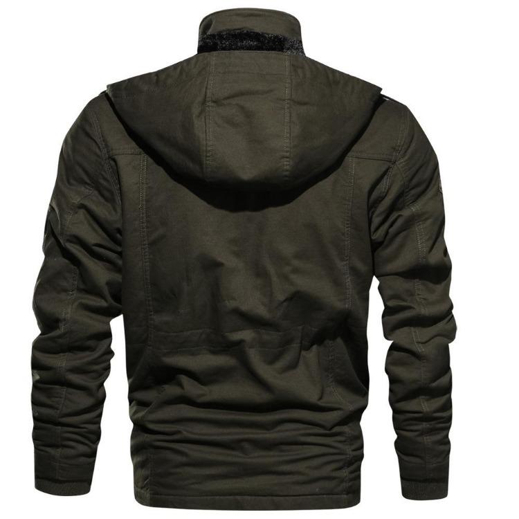 Giacche da uomo - Autunno Inverno Uomo Militare con Zip Giacca Tattica Esercito Moda Outdoor Casual Cappotto