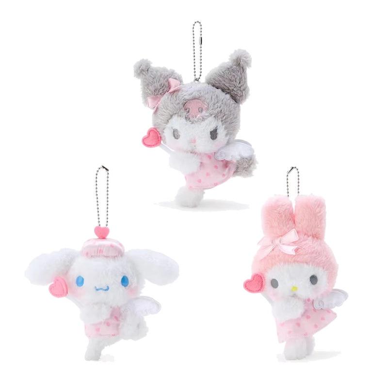 Sanrio Plush Cinnamon Toy Keychain Home Decoration Girl Birthday Doll Present