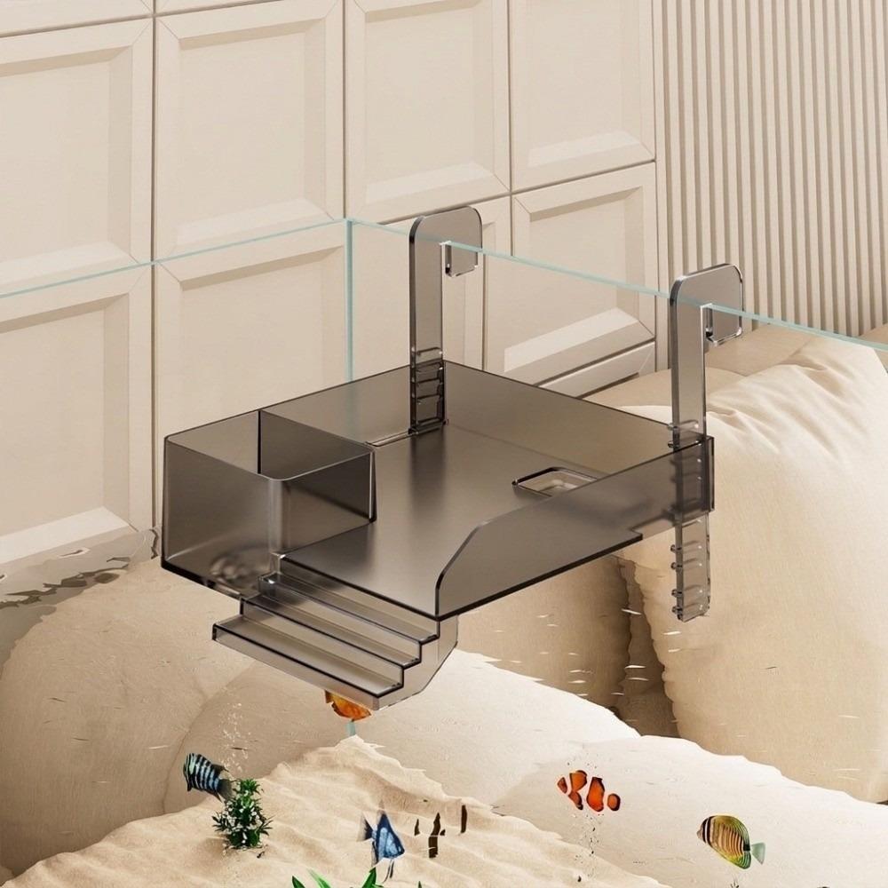 Adjustable Height Turtle Basking Platform Wall Hanging Terrarium Resting Ramp Tank Decoration