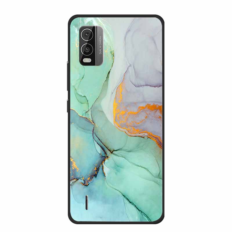 

Silicone Painted Cover For Nokia C110 C210 C300 Case Soft black Silicone Bumper TPU Phone Marble Cases For C110 210 300 Shock Nokia C110