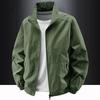 Men's Coat Spring and Autumn Outdoor Casual Stand-up Collar Jackets and Workwear Waterproof Tops Trendy