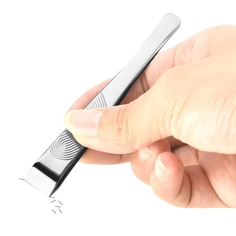 2Pcs Large Wide Mouth Large Plucking Pliers White Hair Plucking Tweezers Eyebrow Trimmer Artifact Clip Beard Clip Eyebrow Clip